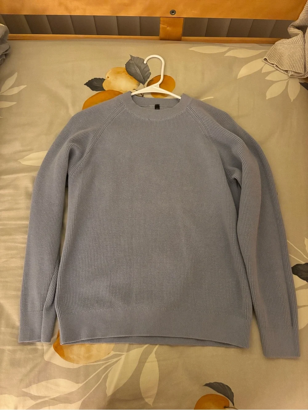 Muji Men's Pale Blue Crewneck Sweater
